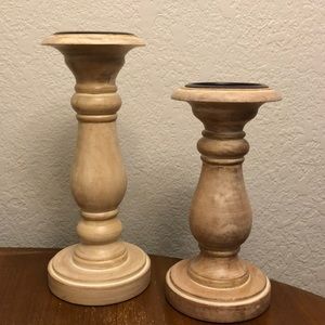 Farmhouse Style Candle Pedestals